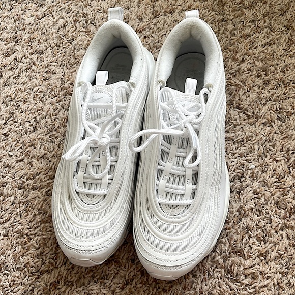 White Nike Air Max 97 Men's US Size 9 - Picture 1 of 4